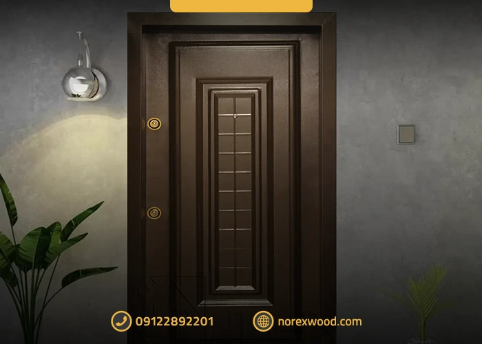 درب ضد سرقت یک رو فلز
