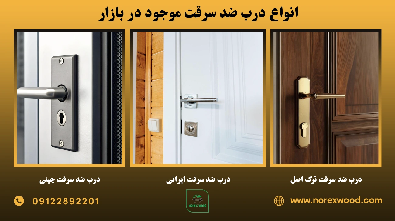 انواع درب ضدسرقت