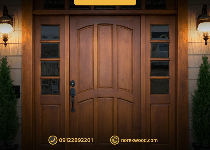 رنگ چوب طبیعی اتاق خواب لوکس